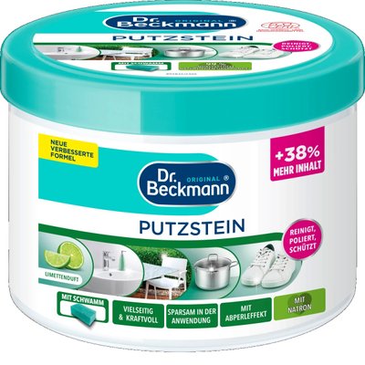 Універсальна паста для чищення ванни,взуття,кухні та різних поверхонь Dr. Beckmann PutzStein 000001 фото