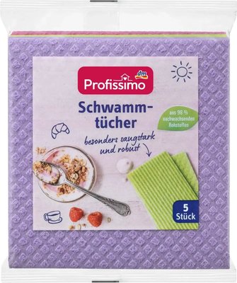 Губчасті серветки для будинку Profissimo Schwammtücher, 5 шт. 673450 фото