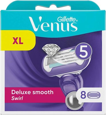 Змінні картриджі для гоління жіночі Venus Deluxe Smooth Swirl 8 шт 566839 фото