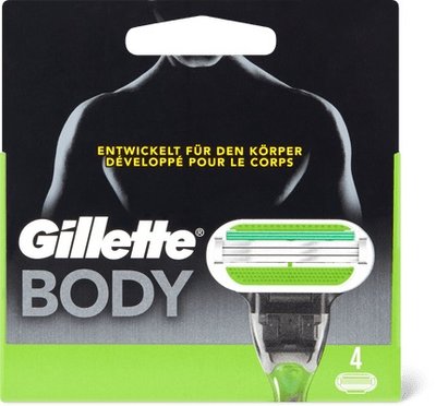 Gillette Body 3 леза (змінні касети) 4 шт. 343775 фото
