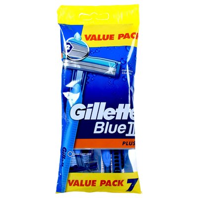 Одноразові бритви Gillette Blue 2 Plus чоловічі, 7 шт 531950 фото