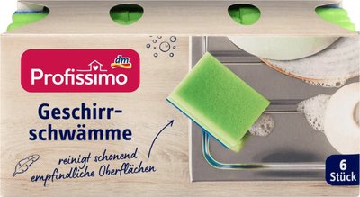 Мочалки для посуду Profissimo Geschirrschwämme, 6 шт. 673436 фото