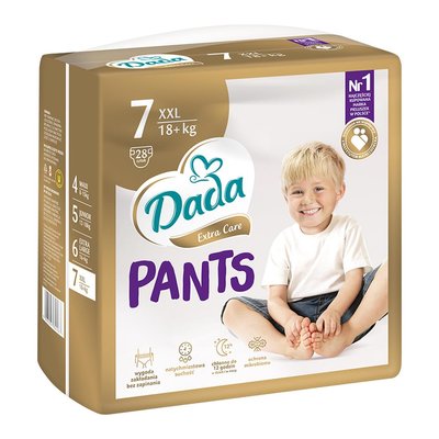 Підгузки - трусики Dada Extra Care Pants 7 XXL для дітей вагою від 18 кг, 28 шт 939331 фото