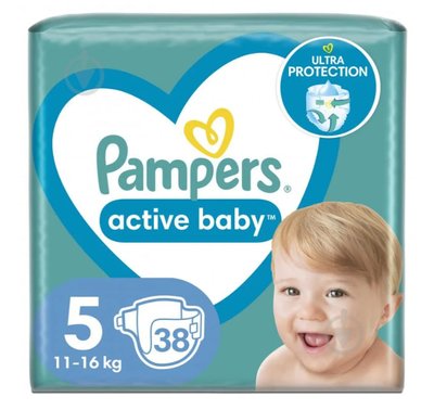 Підгузки Pampers Active Baby 5 (11-16 кг) 38 шт 549037 фото