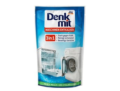 Засіб для дезінфекції пральних машин та пмм Denk Mit Wasch Spul-Maschinenpfleger 3in1 175 г 195156 фото