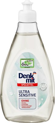 Рідина для миття посуду Denkmit "Ultra Sensitive" гіпоалергенний, 500 мл 054774 фото