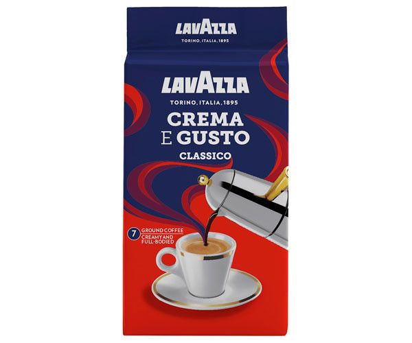 Кава Lavazza Crema e Gusto Classico мелена 250 г 0000102 фото