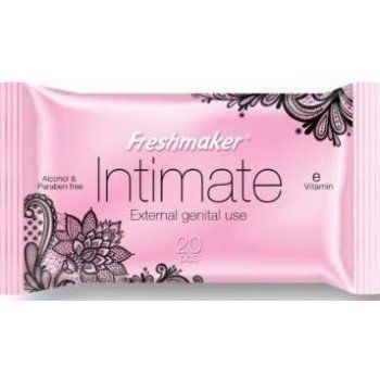 Влажные салфетки для интимной гигиены Freshmaker Intimate 20 шт 871606 фото