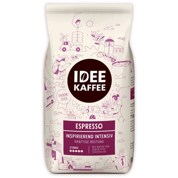 Кава в зернах IDEE espresso 750 г 071657 фото