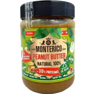Арахисовая паста без сахара Monterico Natural 100% 500 г 104278 фото