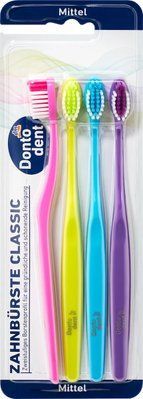 Зубна щітка Dontodent Classic BIG PACK 4шт 100789 фото