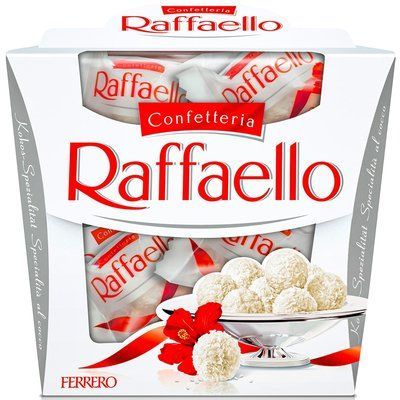 Цукерки вафельні Raffaello 150 г 40001223 фото