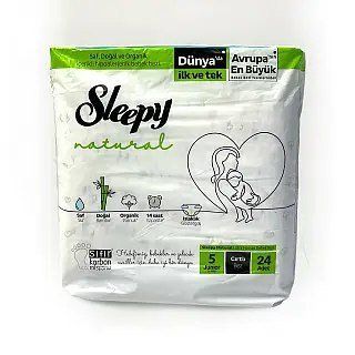 Подгузники детские Natural Sleepy Junior размер 5 (11-18 кг) 24 шт 003196 фото