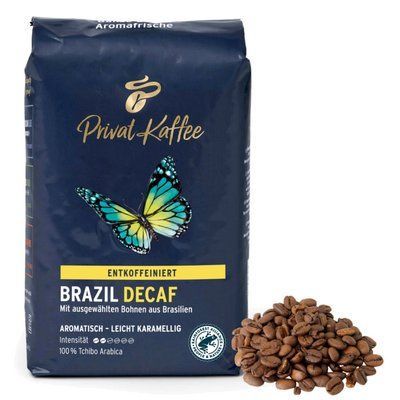 Кофе в зернах без кофеина Tchibo Brazil Decaf 500 г 269854 фото