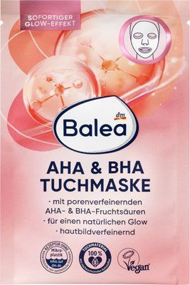 Тканинна маска AHA & BHA Balea 1 шт 115602 фото