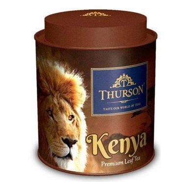 Чай листовой черный Thurson Kenya Lion 100 г ж/б 655004 фото