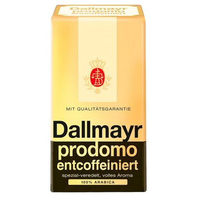 Кава Dallmayr Prodomo без кофеїну мелена 500г 113713 фото