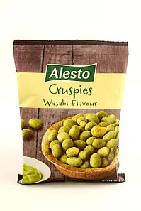 Арахіс в клярі зі смаком васабі Alesto Cruspies Wasabi Flavour 200 г Німеччина 529963 фото