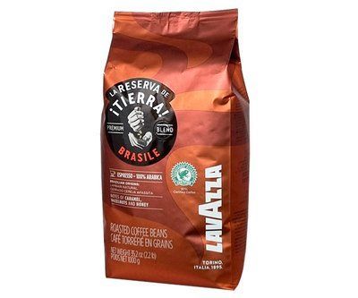 Кава Lavazza Tierra Brazil Espresso у зернах 1 кг 0000021 фото