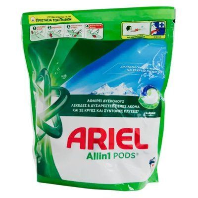 Капсулы для стирки Ariel Alpen 38 шт 804868 фото