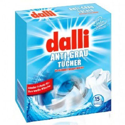 Салфетки для стирки Dalli White 15 шт 521142 фото
