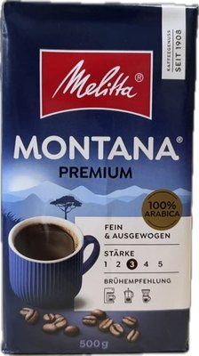 Кава мелена Melitta Montana Premium 100% Арабіка 500 г 007475 фото