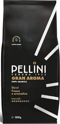 Кава Pellini в зернах Espresso Gusto Bar N. 3 gran Aroma 1 кг 40001216 фото