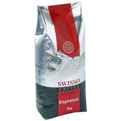 Кава в зернах SWISSO Kaffe Espresso 1кг sw-1000es фото
