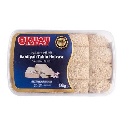 Халва кунжутна Ваніль Okyay 450 г 133557 фото