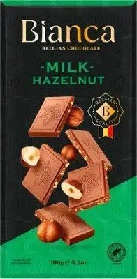 Шоколад молочный Bianca Milk Hazelnuts 100 г 384022 фото