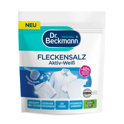 Кислородный порошок для белого Dr. Beckmann Fleckensalz Weiss 400 г 095813 фото