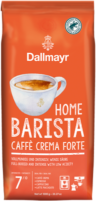 Кава у зернах Dallmayr Home Barista Caffe Crema Forte 1кг 40001207 фото