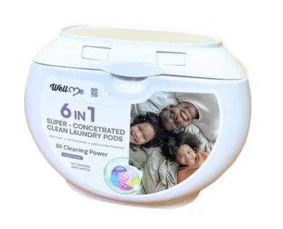 Капсулы для стирки WellMe Universal 6 в 1 40 шт 021069 фото