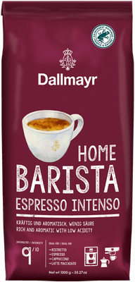 Кава Dallmayr Home Barista Espresso Intenso у зернах 1 кг 40001209 фото