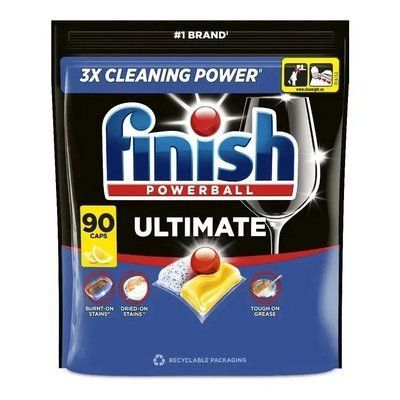Капсулы для посудомоечных машин Finish Ultimate Лимон 90 шт. 021017 фото