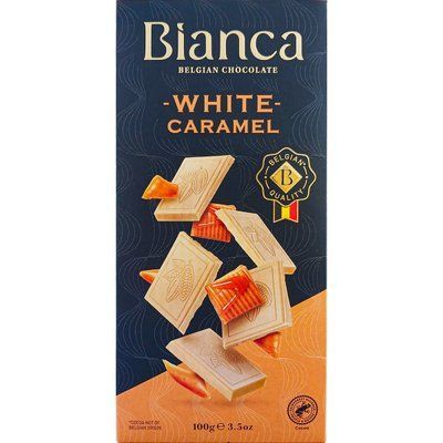 Шоколад белый Bianca White Caramel 100 г 384633 фото
