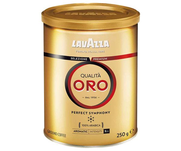 Кава Lavazza Qualita Oro мелена 250 г (металева банка) 0100101 фото