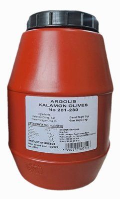 Маслини Argolis Kalamon Olives 3 кг 003146 фото