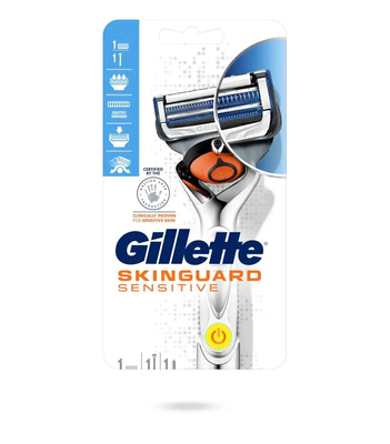 Станок для гоління Gillette SkinGuard Sensitive Power Flexball з 1 картриджем 24099 фото