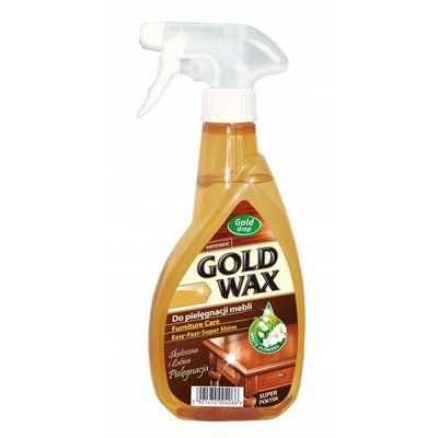 Спрей для чищення меблів Gold Wax 400 мл 004066 фото