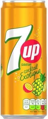 Напій газований 7Up Cocktail Exotique 330мл 24шт 454554 фото