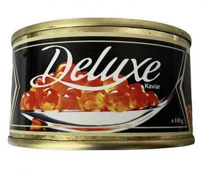 Икра красная имитированая Deluxe 145г 507576 фото