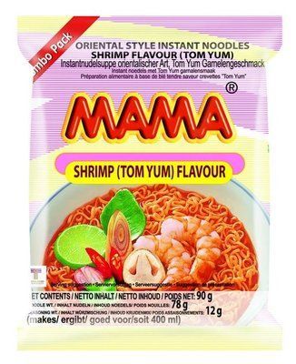 Лапша быстрого приготовления MAMA Том Ям с креветкой 90 г 131776 фото