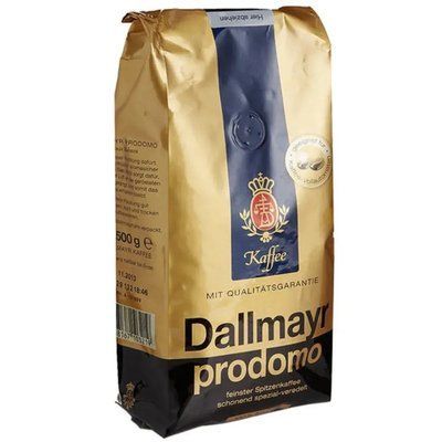 Кофе в зернах Dallmayr Prodomo 500 г 103219 фото