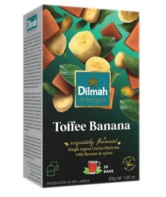 Чай черный Dilmah Toffe & Banana в пакетиках 20 шт. 068200 фото