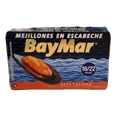 Мідії в маринаді BayMar 16/22 шт 120 мл 016099 фото