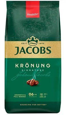 Кофе в зернах Jacobs Kronung 1 кг 327681 фото
