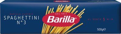 Спагетти с твердых сортов пшеницы Barilla №3 500 г 195033 фото