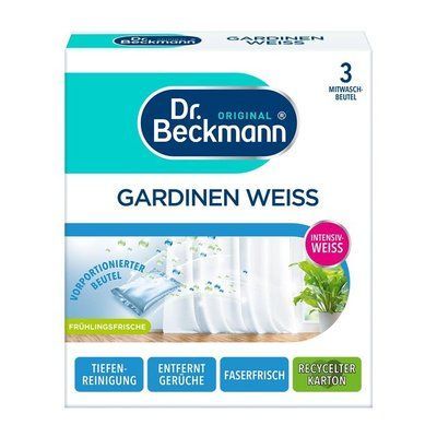 Отбеливатель для штор и гардин Dr.Beckmann Gardinen Weiss 3*40 г 046013 фото