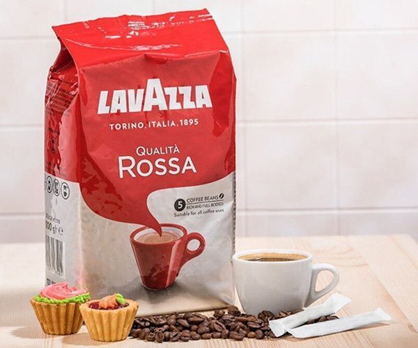 Кава Lavazza Qualita Rossa у зернах 1 кг Оригінал 0000002 фото